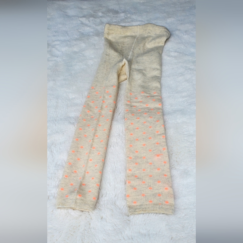 Old Navy Cream and Pink Kids Leg Warmers Size SMALL 3-4T
